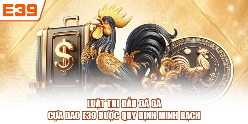 Luật thi đấu đá gà cựa dao E39 được quy định minh bạch
